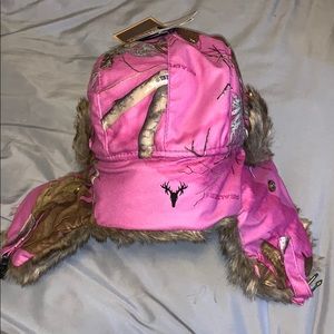 Real Tree hot shot purple camo girls hat